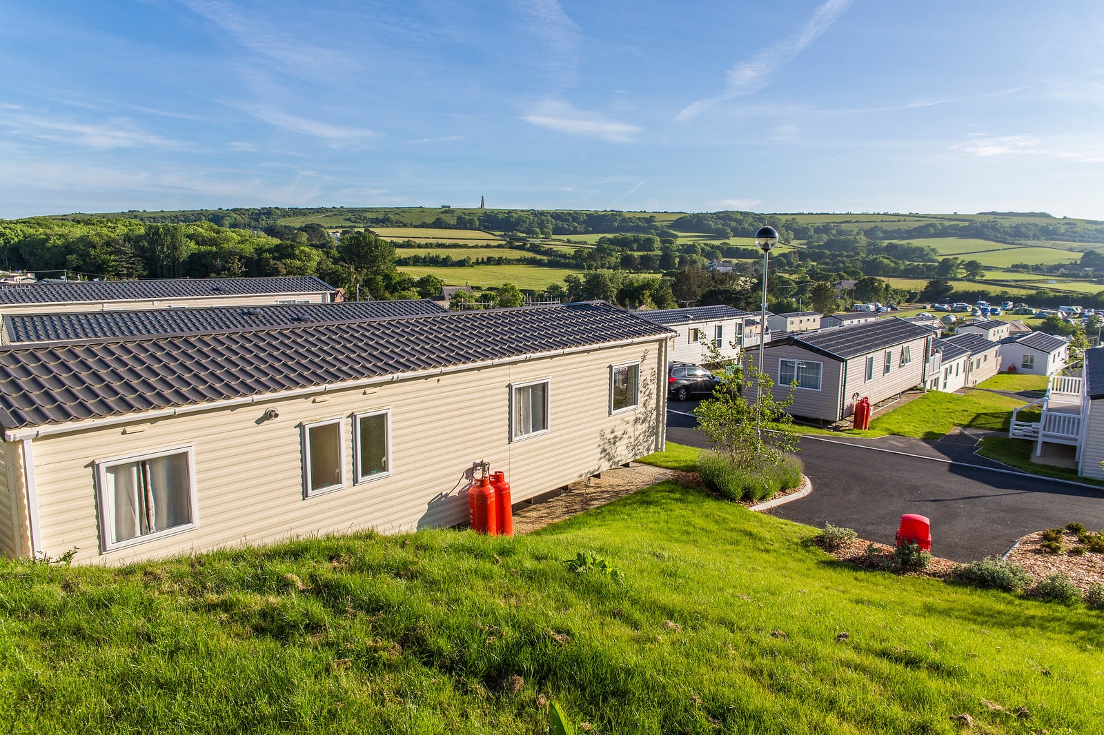 static caravans with a view