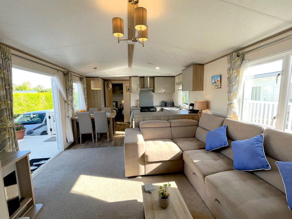 Seaside Holiday Home Sited in Birchington on Sea Kent exterior view – static caravan for sale on Parklink
