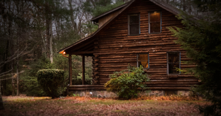 luxury log cabin for sale