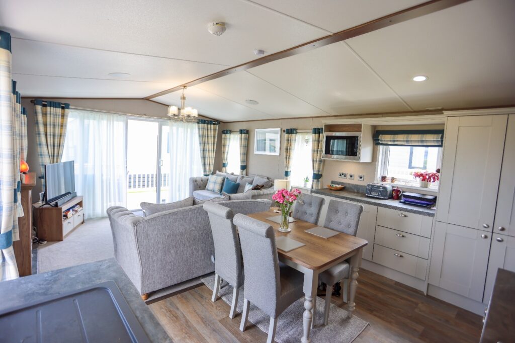 Private sale lodge, Eastbourne, garden area