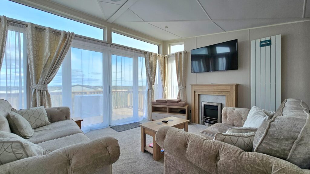 static caravans view