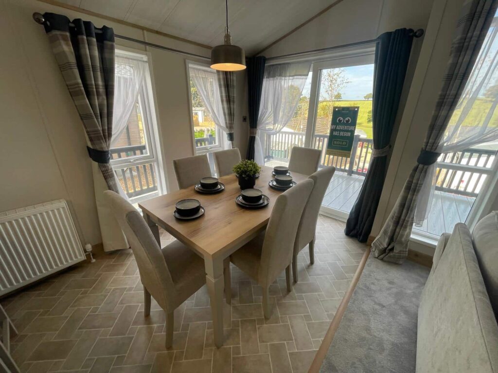 ABI Harrogate exterior view – static caravan for sale on Parklink