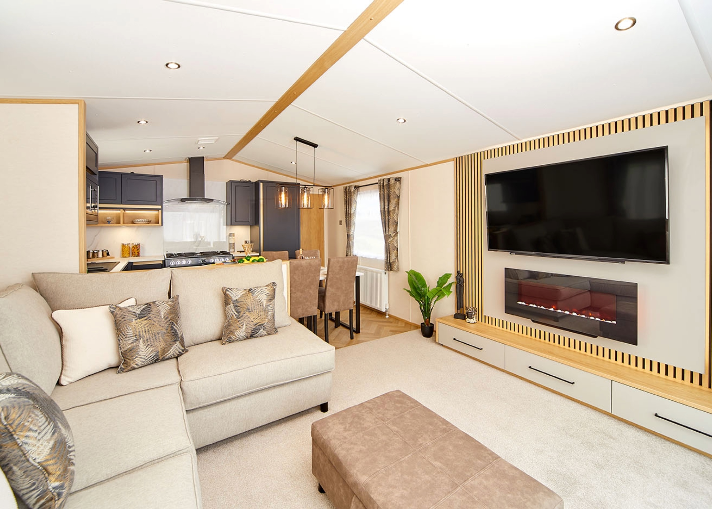 Carnaby holiday home for sale at a UK holiday park – exterior view