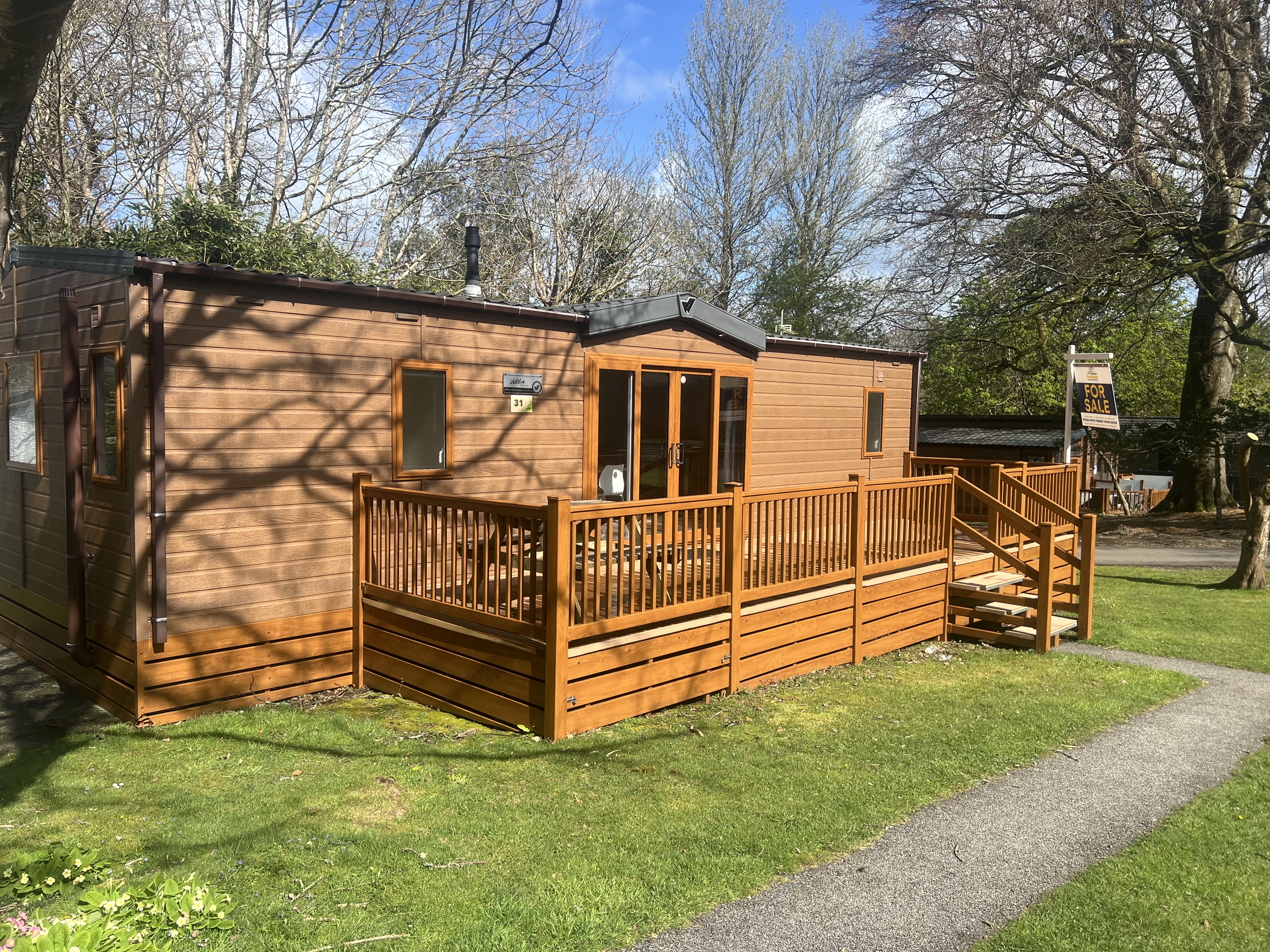 Willerby Villa Deluxe Incl Decking holiday home for sale at a UK holiday park