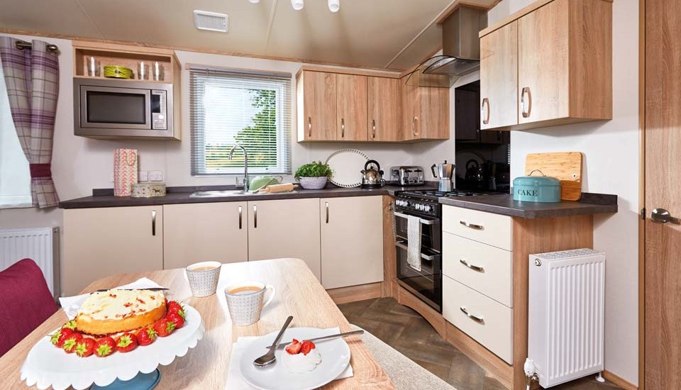 ABI Blenheim exterior view – static caravan for sale on Parklink
