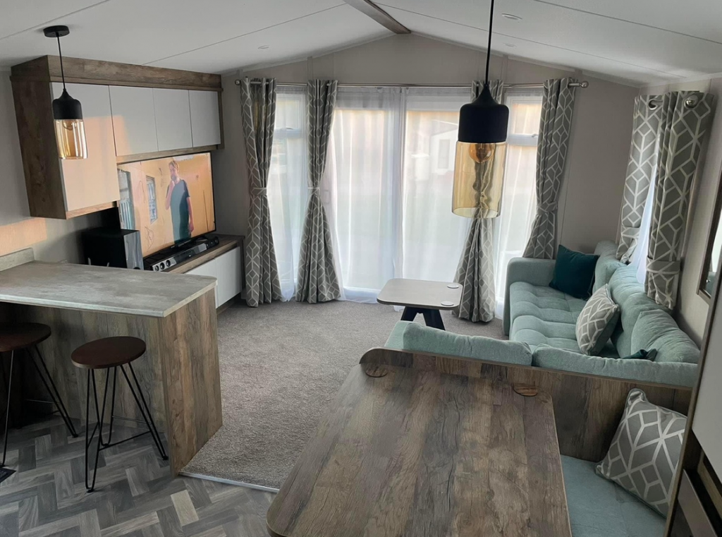 Private Static Caravan sale Withernsea exterior view – static caravan for sale on Parklink