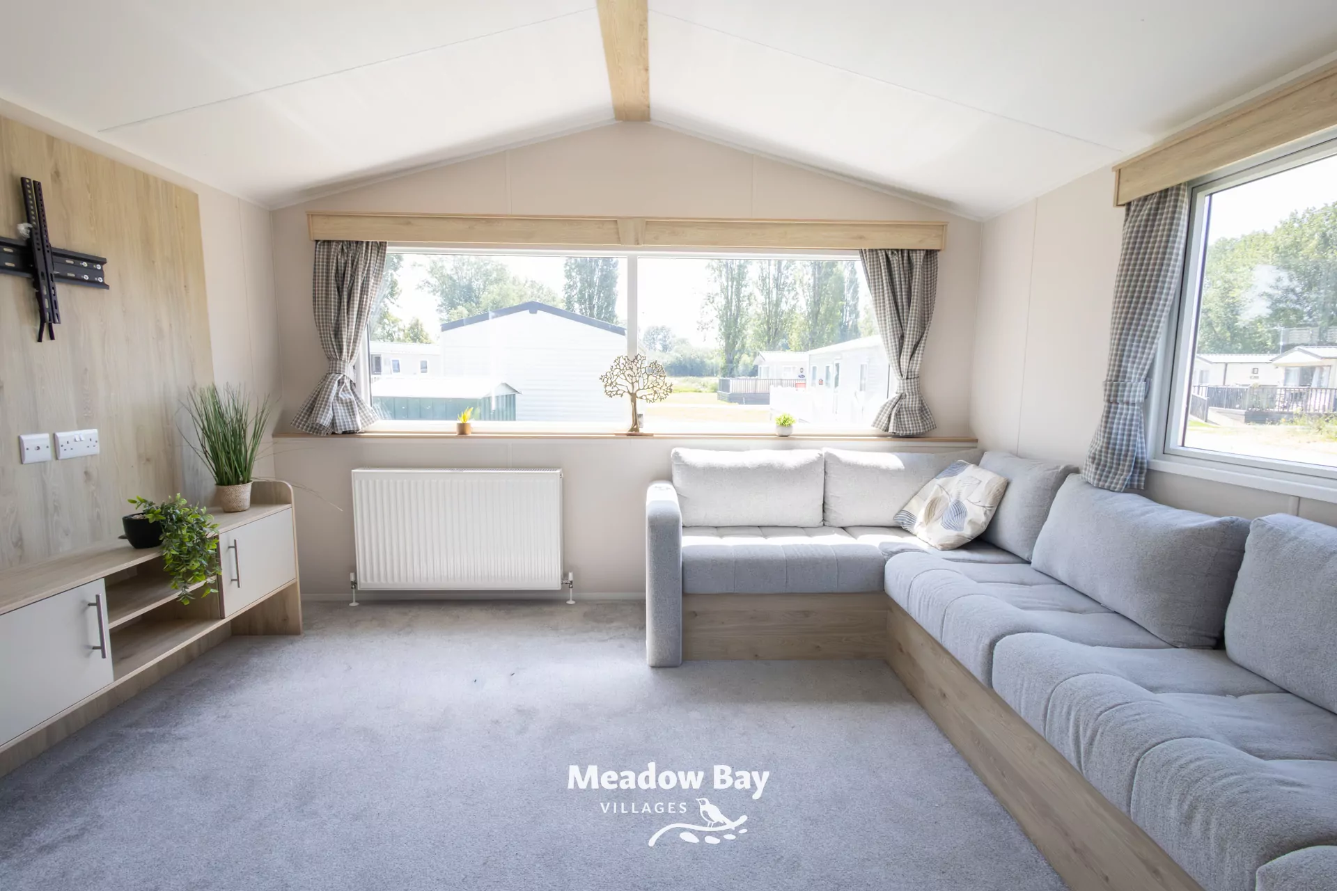 2-bedroom 35x12ft 2025 Atlas Hollington holiday home for sale at a UK holiday park – exterior view