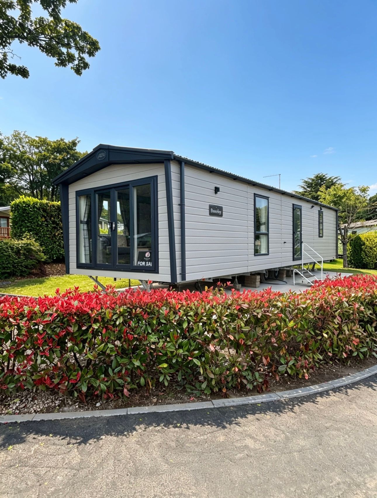 ABI Beverly exterior view – static caravan for sale on Parklink