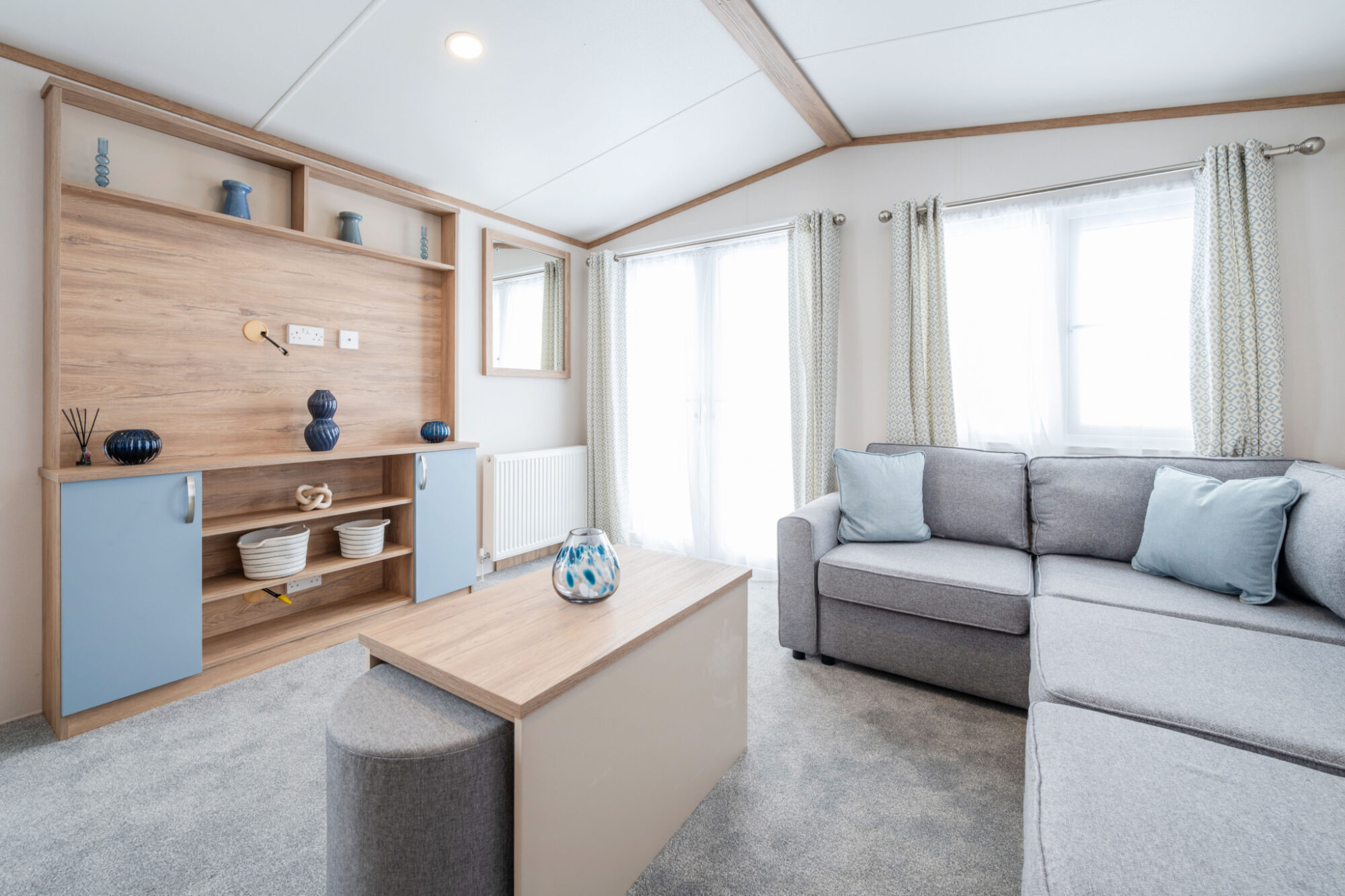 2-bedroom 38x12ft 2025 Regal lounge at a UK holiday park