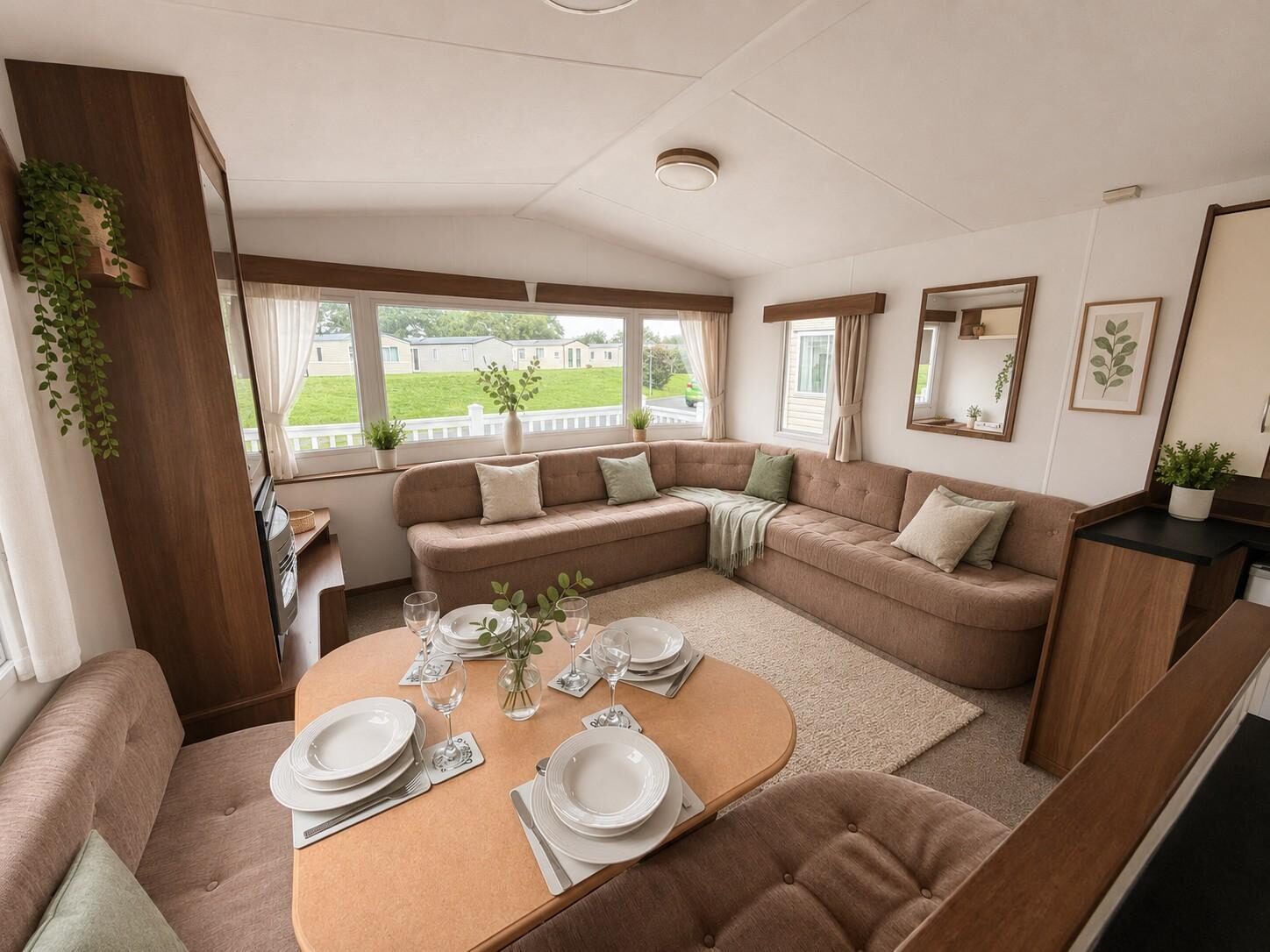 2012 ABI holiday home for sale at a UK holiday park – interior view