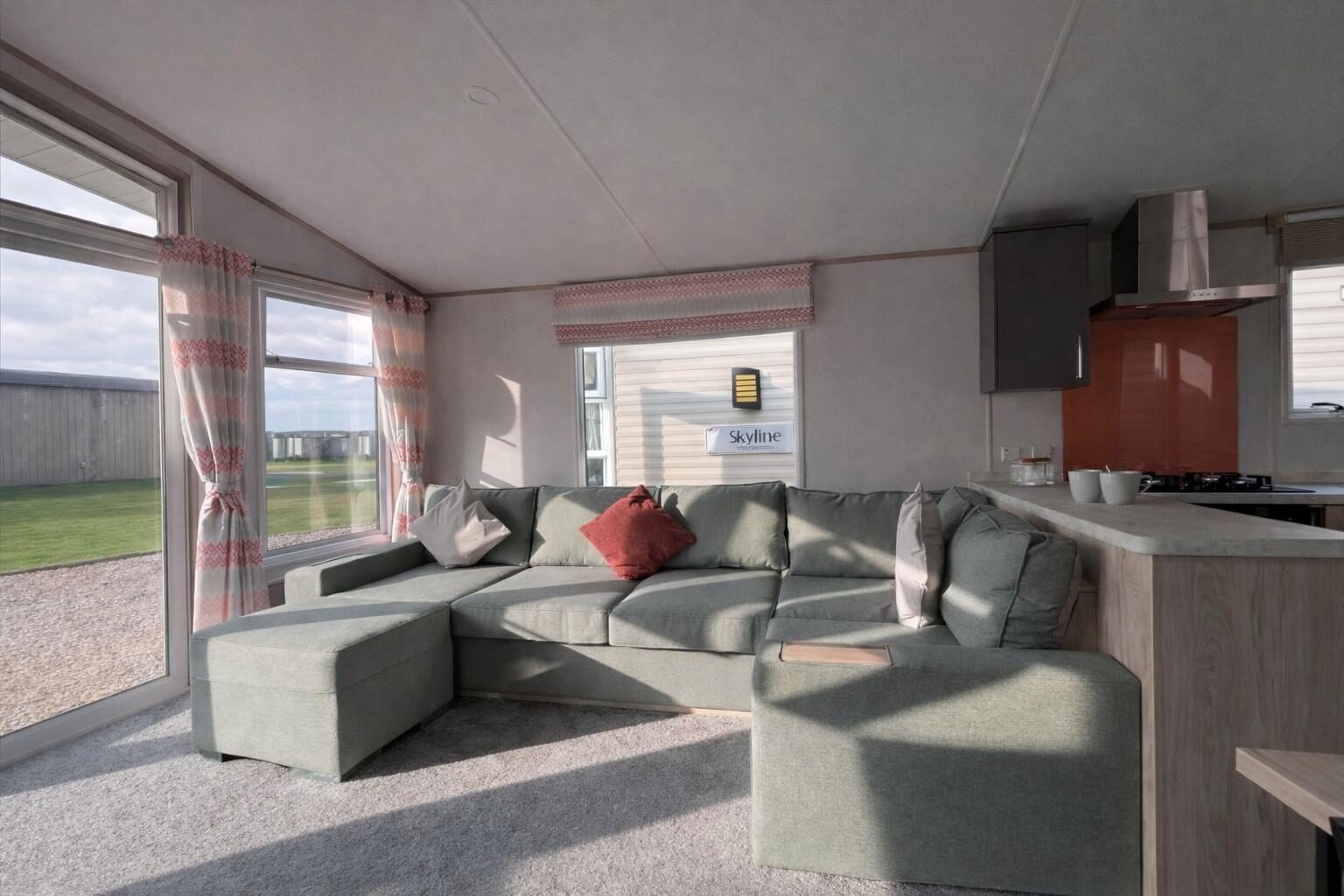 2024 Atlas holiday home for sale at a UK holiday park – exterior view