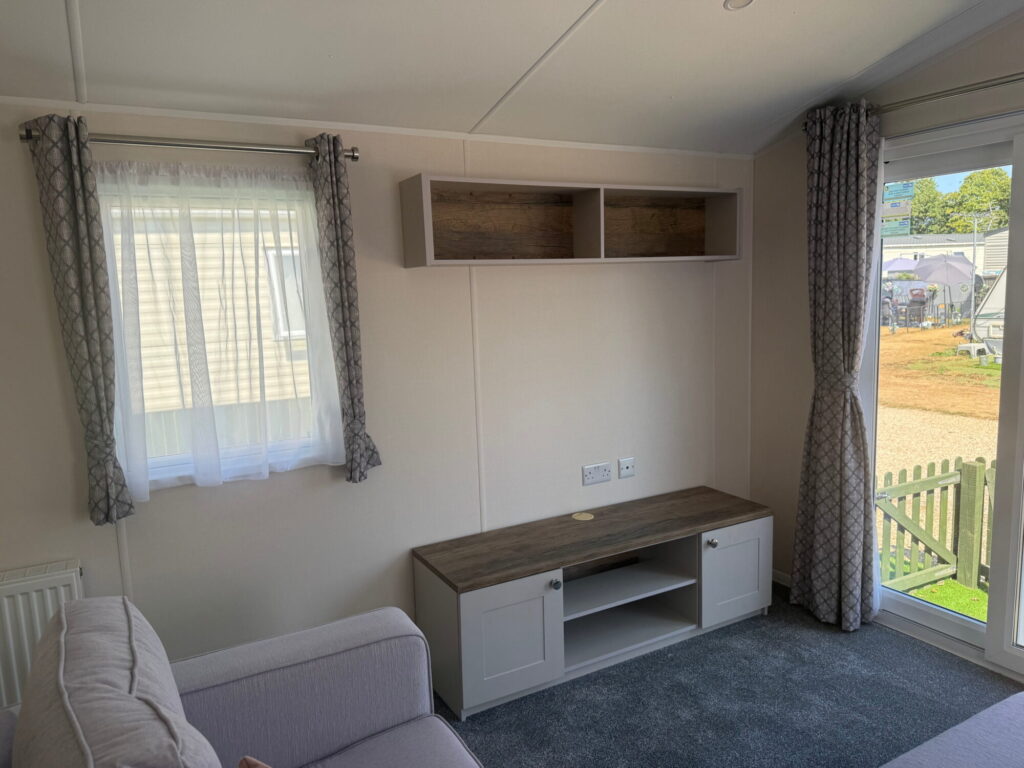 Static caravan holiday home holiday home for sale at a UK holiday park – exterior view – ref CAR0062794