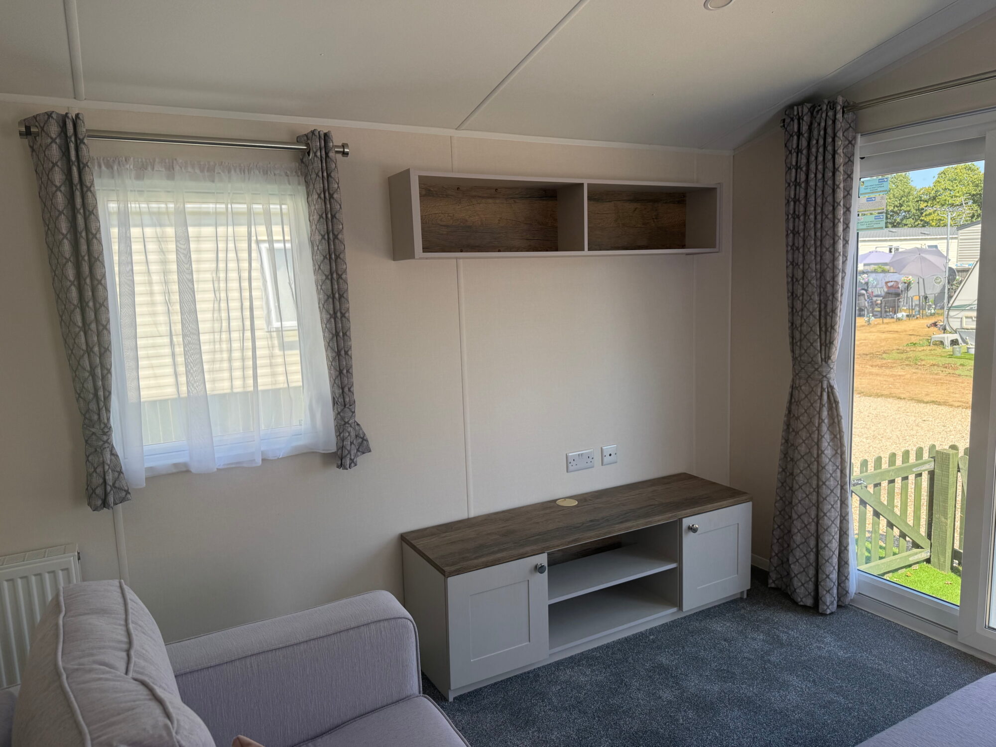 Static caravan holiday home holiday home for sale at a UK holiday park – exterior view – ref CAR0062794