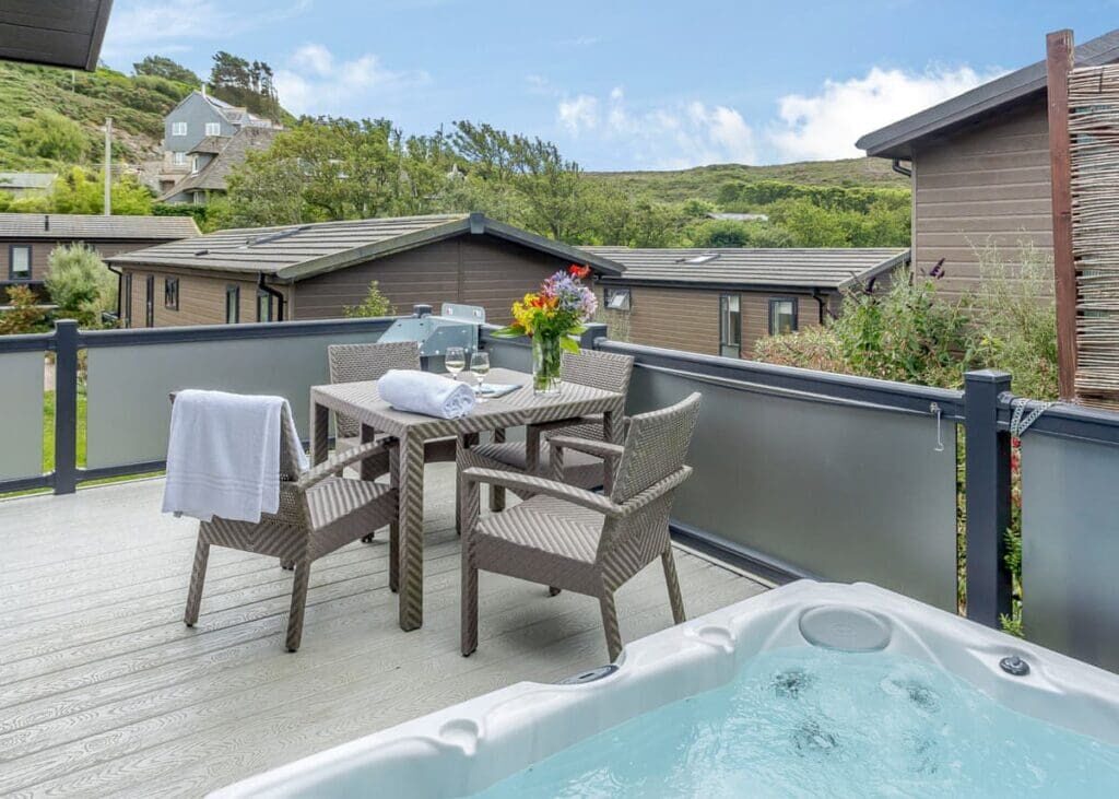 Static caravan holiday home holiday home for sale at a UK holiday park