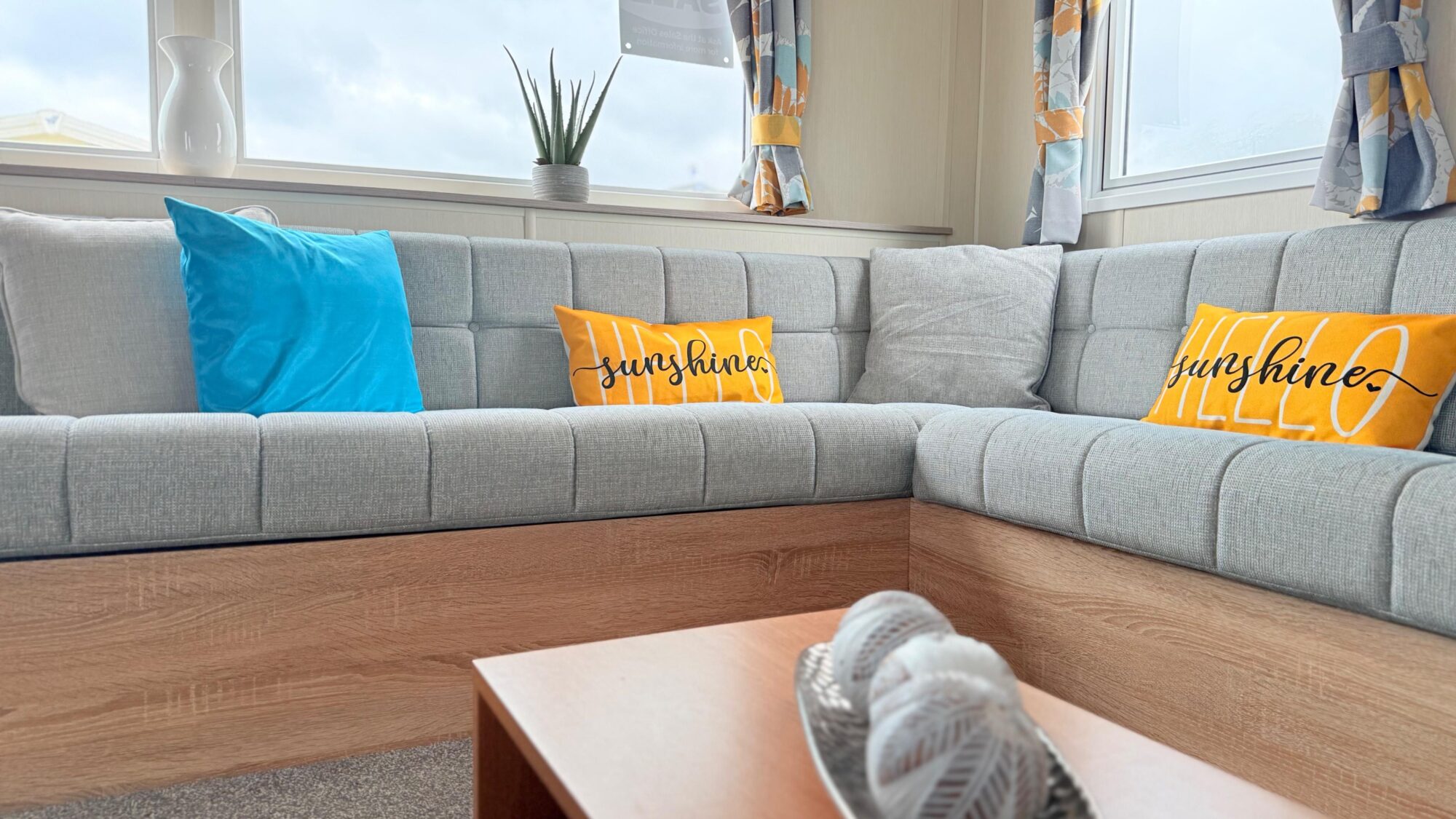 2021 Willerby holiday home for sale at a UK holiday park – exterior view