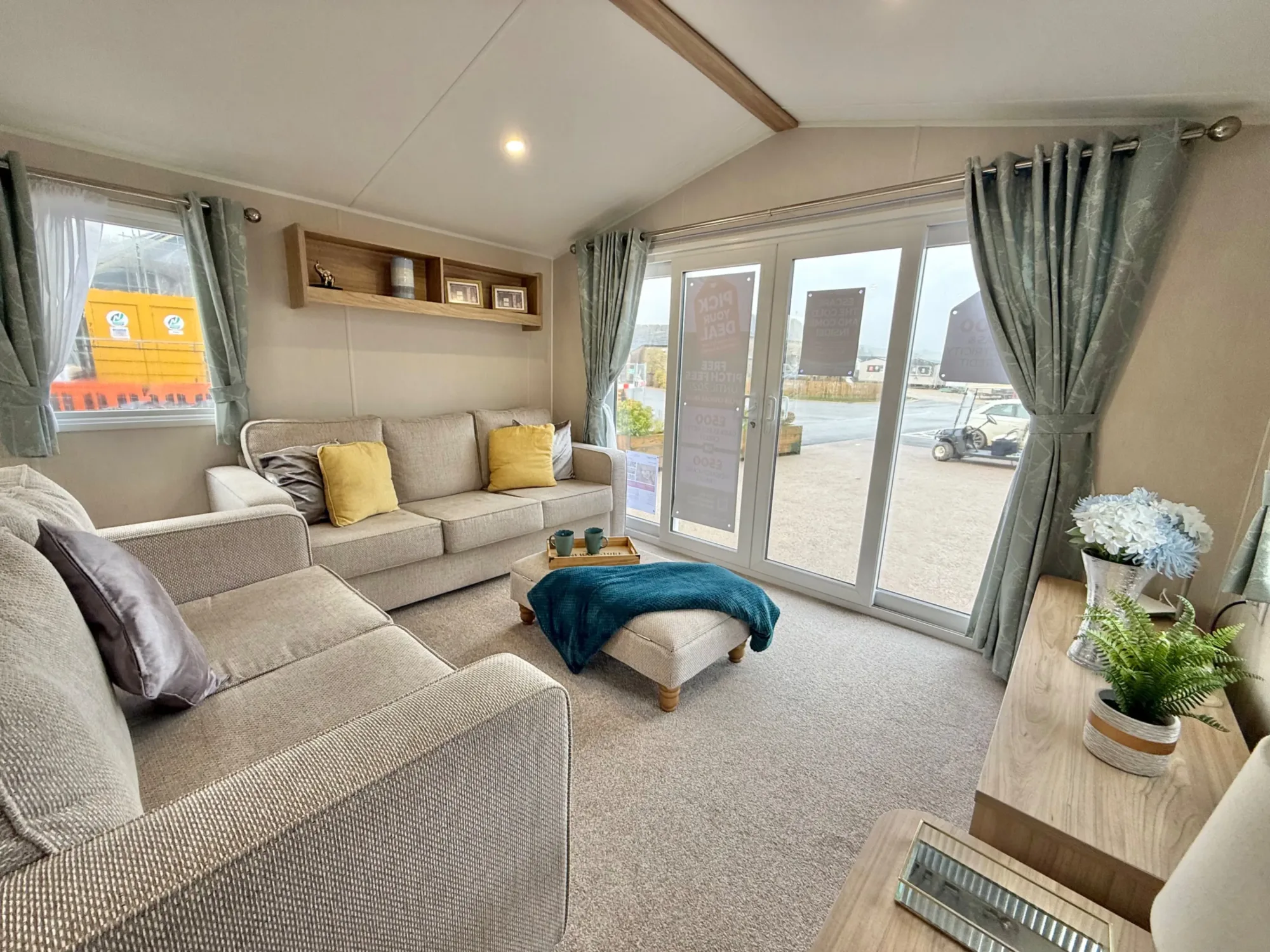 2021 Willerby Malton holiday home for sale at a UK holiday park – exterior view