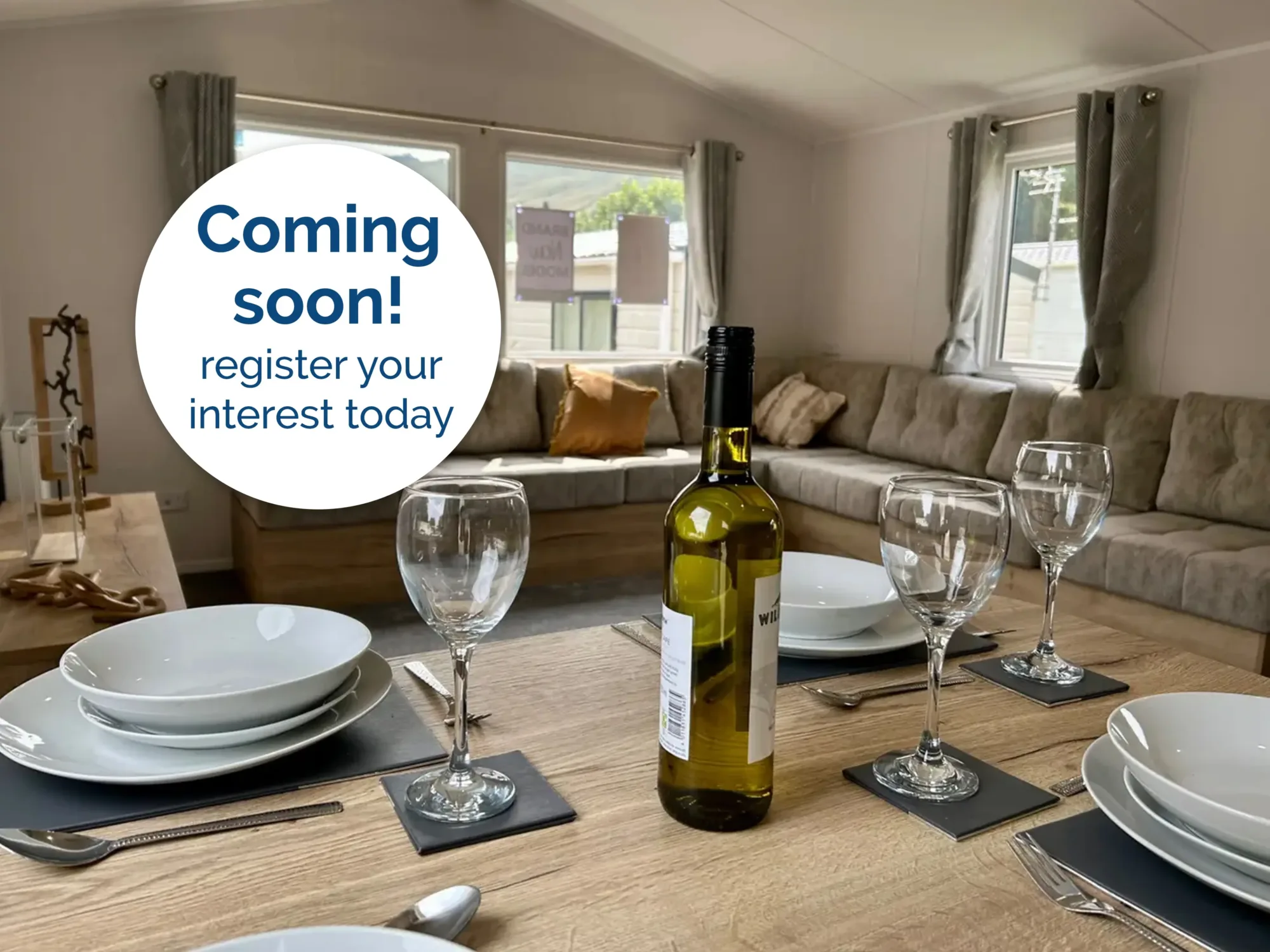 2024 Willerby Midhurst holiday home for sale at a UK holiday park – interior view