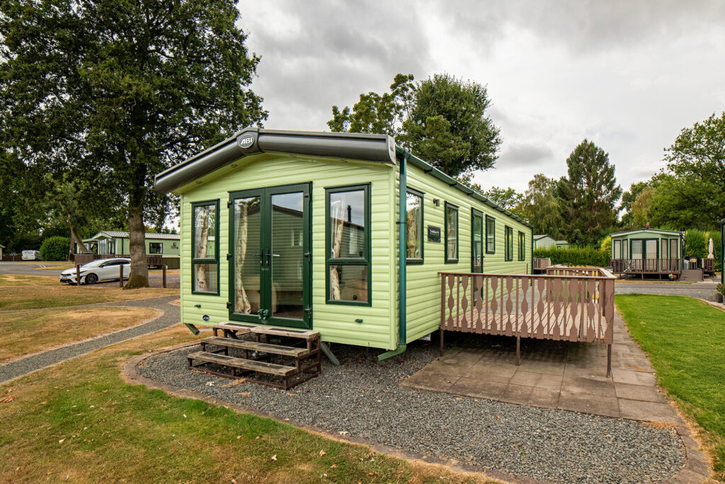 2024 ABI Ambleside holiday home for sale at a UK holiday park – exterior view