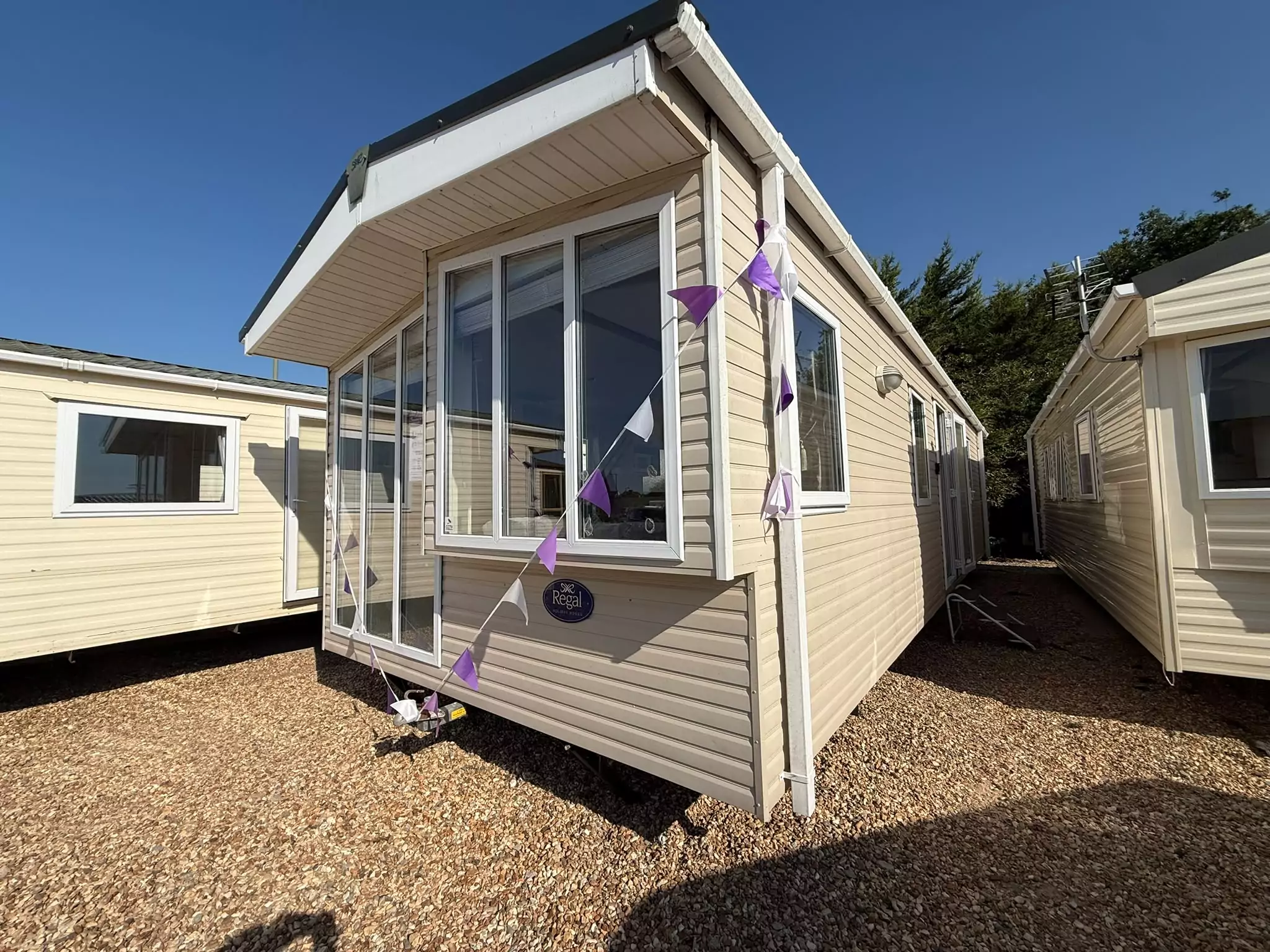 2026 Static caravan holiday home holiday home for sale at a UK holiday park – exterior view