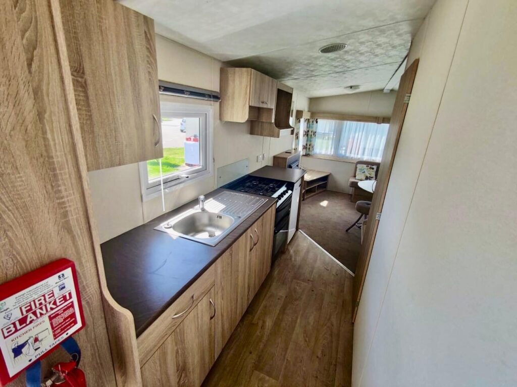 2015 ABI holiday home for sale at a UK holiday park – exterior view