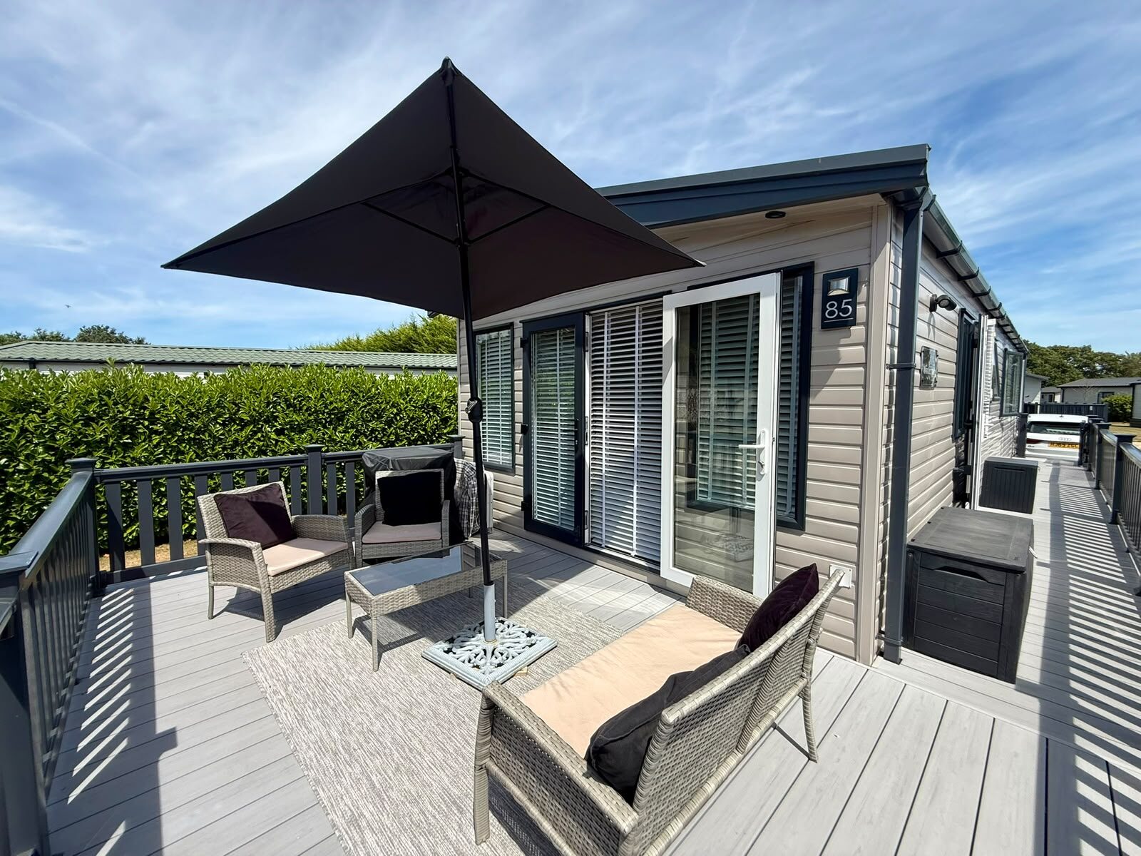 Windermere holiday home for sale at a UK holiday park – exterior view