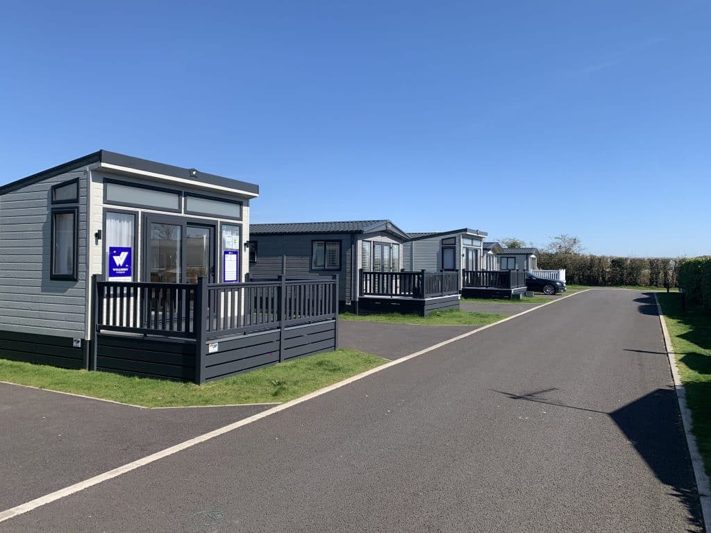 Luxury static caravan